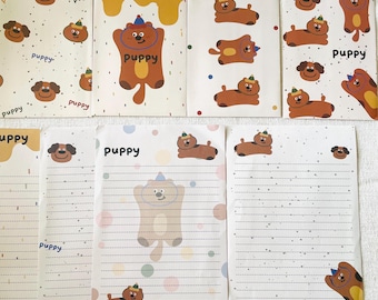 Cute Bear Letter Set, Kawaii Bear Stationery, Writing Paper and Envelope Set, Cute Letter Paper, Pen Pal Stationery Gift, Snail Mail, Gifts