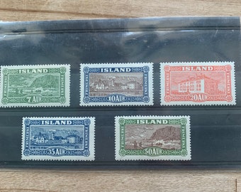 antique stamps Island