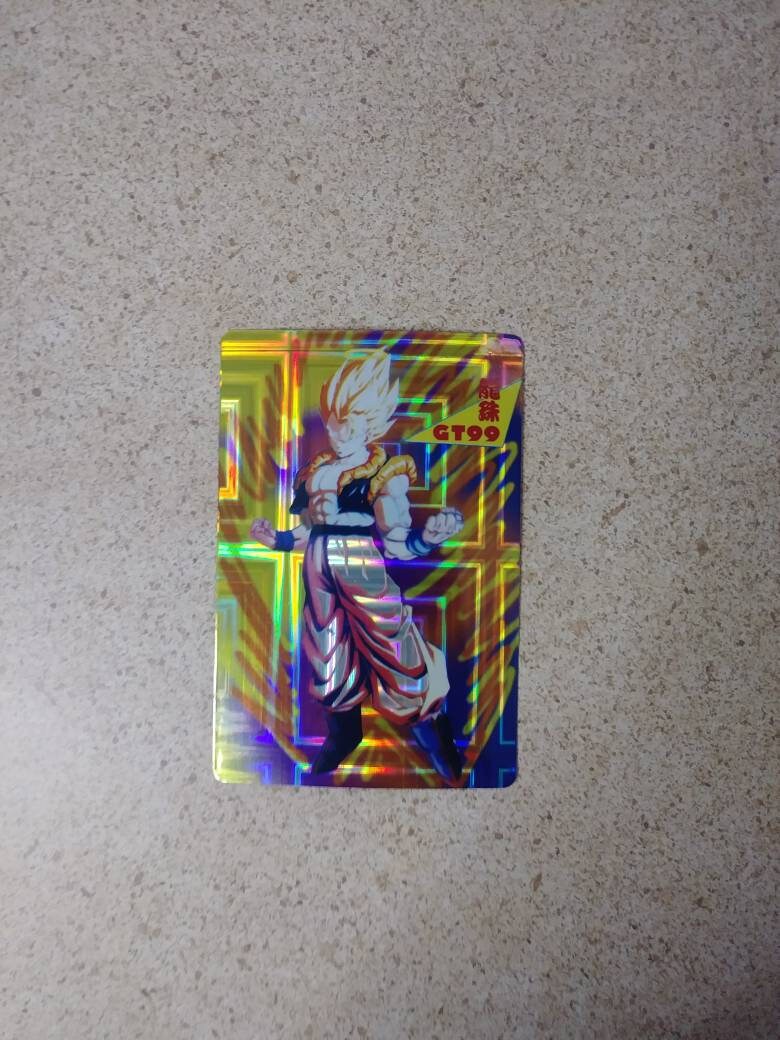 Vintage Dragon Ball Z Goku Prism Vending Sticker 90s 