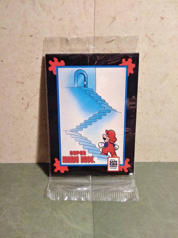 Nintendo Super Mario Bros Trading Card Pack 90s Etsy