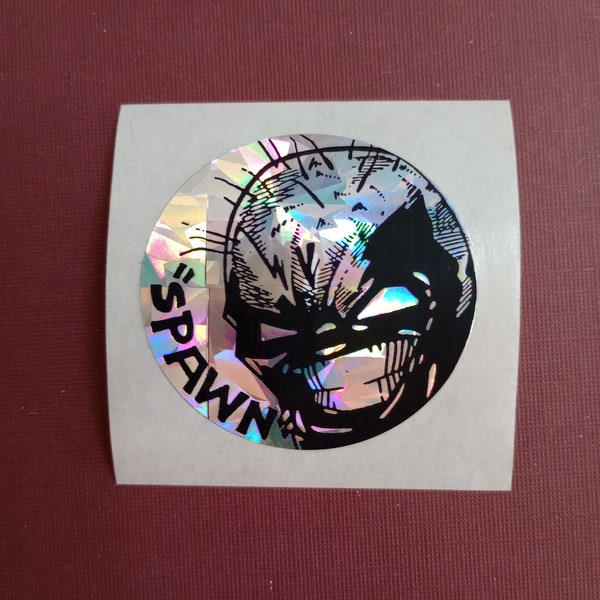 Vintage Spawn Prism Circle Sticker VTG 90s Image Comics