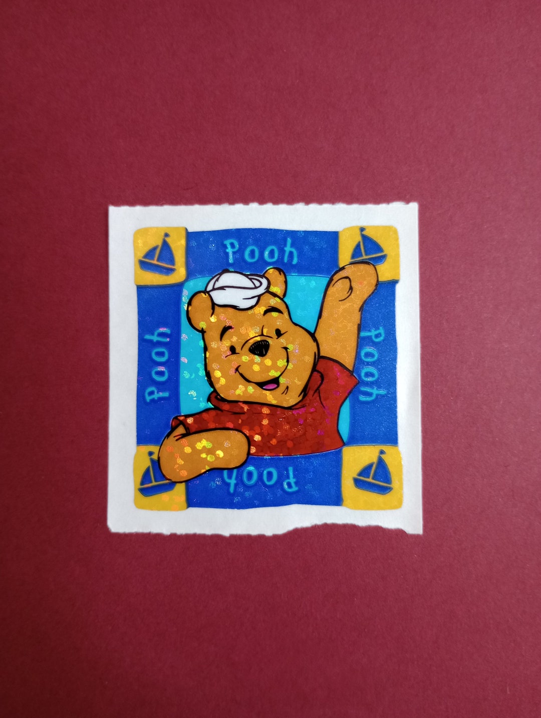 Vintage Sandylion Winnie the Pooh Prism Sticker Mod VTG 80s Etsy
