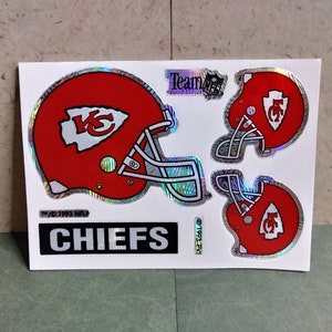 KC Chiefs Souvenir  Kansas City Chiefs Stickers Prismatic