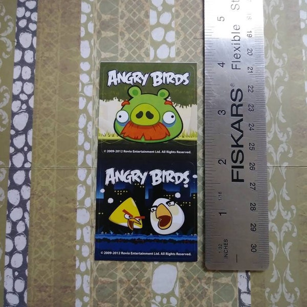 Angry Birds Foreman Pig, Chuck and Matilda Sandylion Stickers