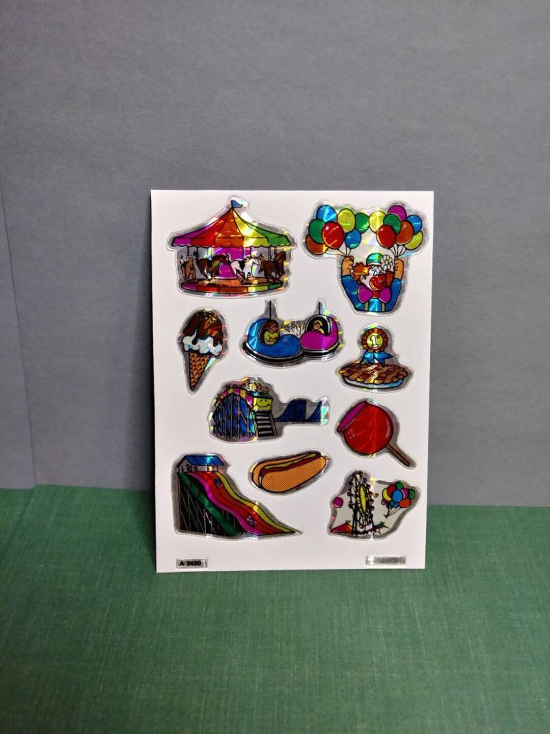 Vintage Carnival Prism Vending Sticker 80s - Etsy