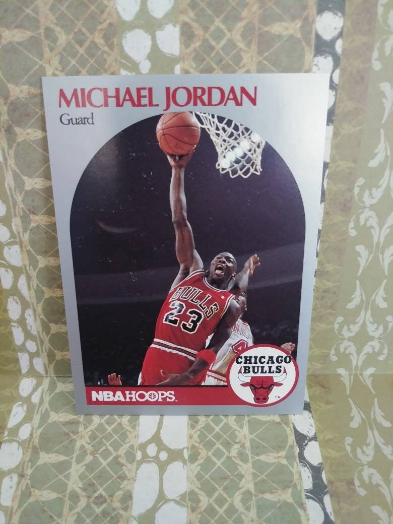 Rare Vintage Michael Jordan Chicago Bulls 1990-1991 NBA Hoops - Etsy