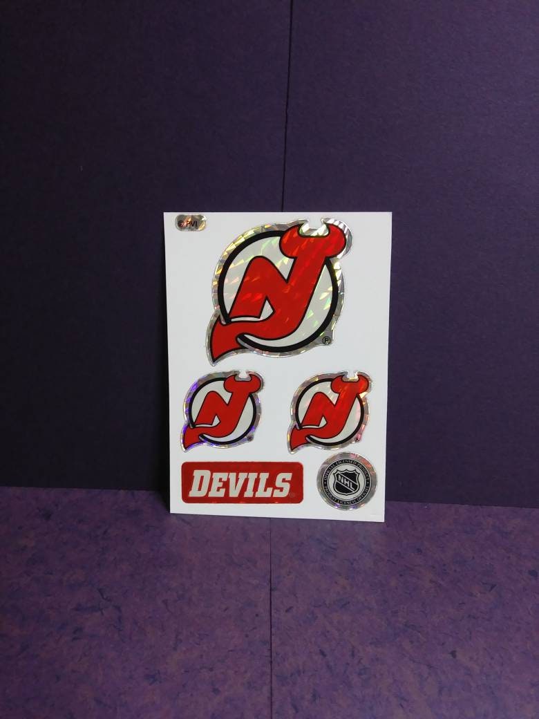 3ct NHL New Jersey Devils Automotive Decal Stickers 6.25”