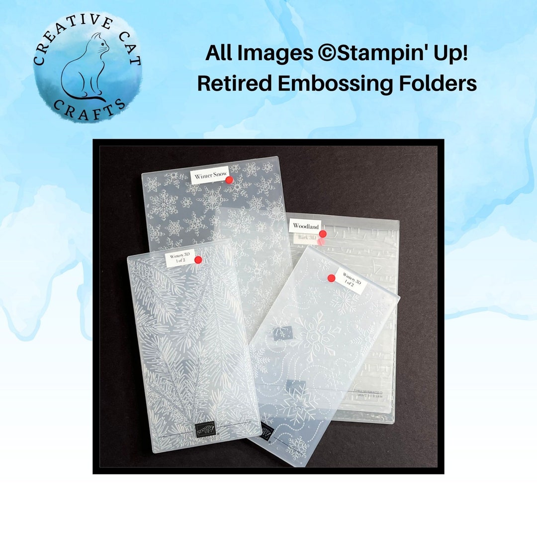 Retired Stampin' Up Embossing Folders Group 1 Etsy