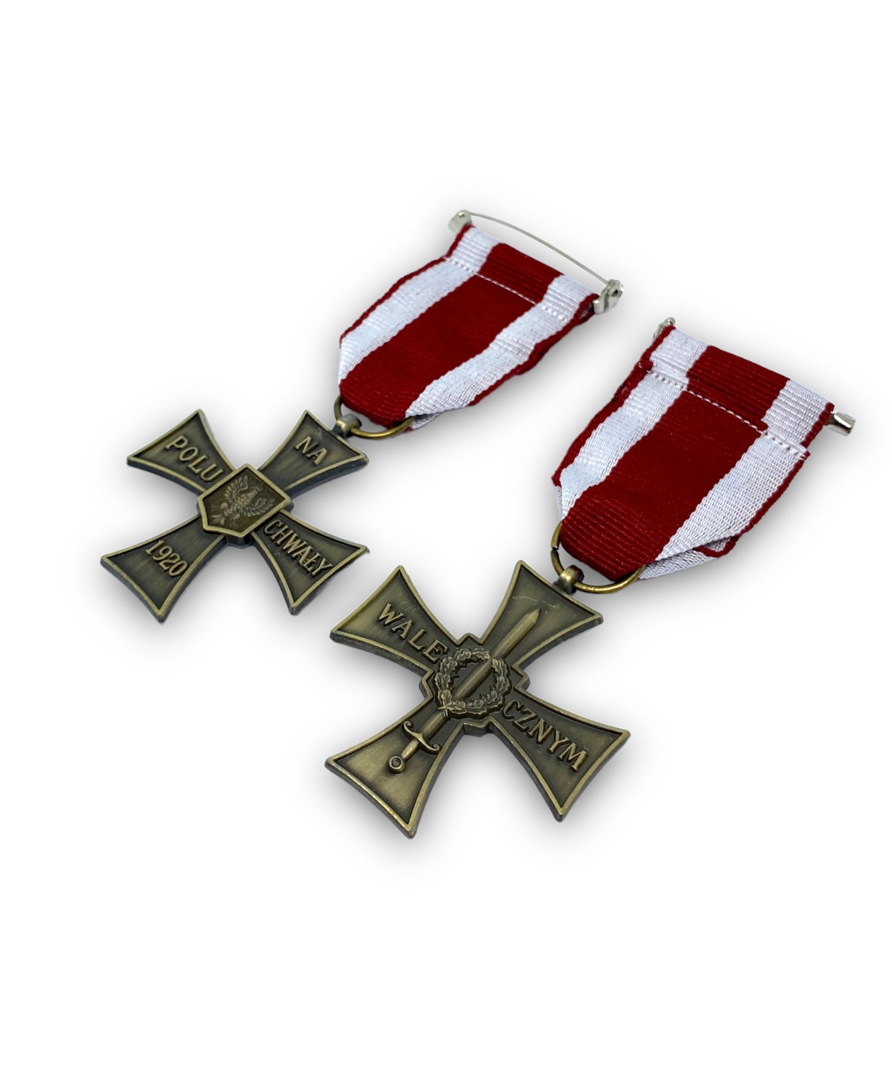 Polen Kruis Van Moed Medaille Replica Voor Militaire - Etsy Nederland