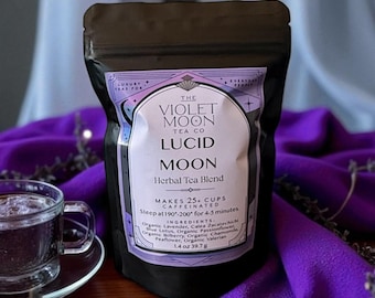 Lucid Dreaming &quot;Lucid Moon&quot; Loose Leaf Herbal Sleep Tea Blend