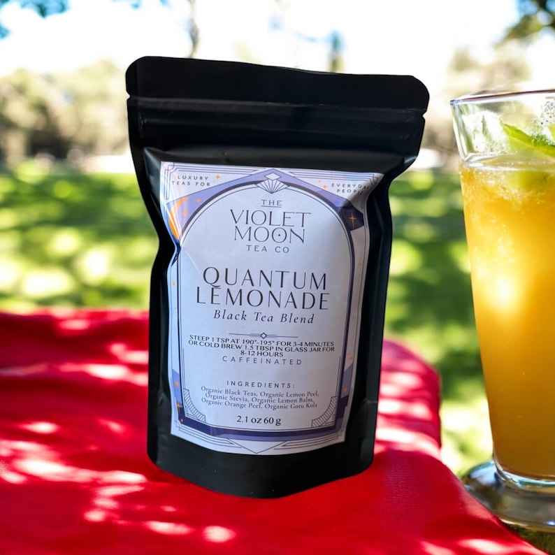 Organic Arnold Palmer Tea Blend: Lemonade & Black Tea with Stevia immagine 3