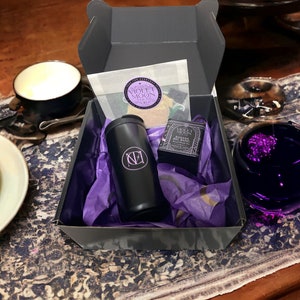 Tea On the Go Gift Box with Thermos, Tea Bags & 15+ Cup Tin of Tea