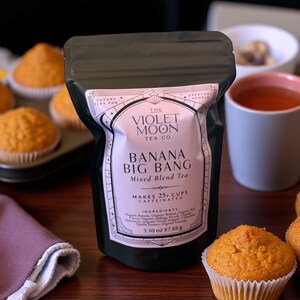Banana Bread, Banana Muffin Loose Leaf Tea Blend Banana Big Bang image 2
