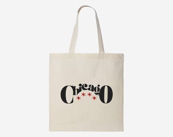 Chicago Canvas Tote Bag