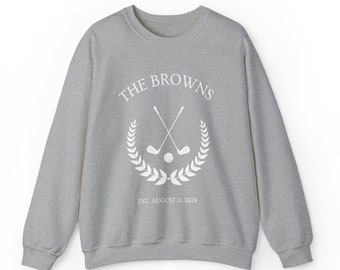 Customized Bachelorette Bridal Shower Wedding Merch Crewneck Sweatshirt