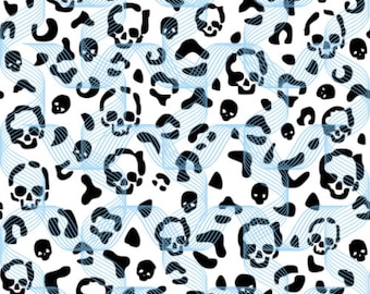 Cheetah Print w/ Skulls SVG File