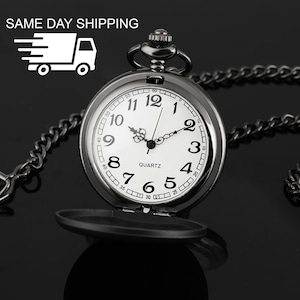 Engraved Anniversary Personalized Gift Custom Pocket Watch, Pocket Watch, Birthday Gift Christmas Wedding Gift, Holiday Gift For Him