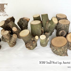 Rustic Scrap Wood Logs: Natural Tree Supply for Crafts