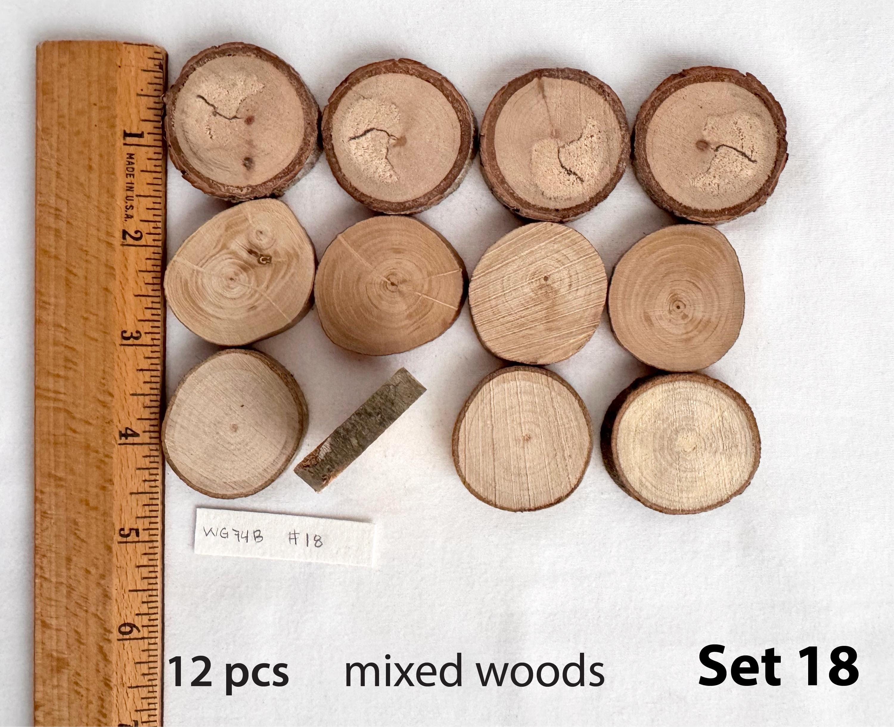Small Wooden Circles 1.5 X .25 In, Wood Slices 12 - 16 Ct, Wooden Disks ...