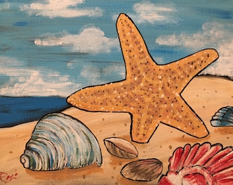 Seashells at the Seashore, 8"x10"" , by Robin