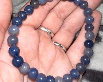blue aventurine beaded bracelet