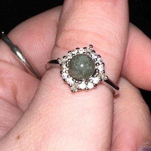 garden quartz adjustable ring