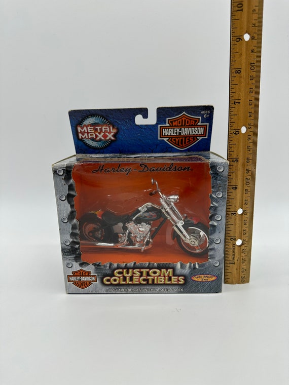 Vintage Harley Davidson Custom Collectibles Motorcycle 1 17 Scale