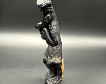 Vintage Hula Girl Figurine Coco Joes Hawaii Dancer Lava Aloha