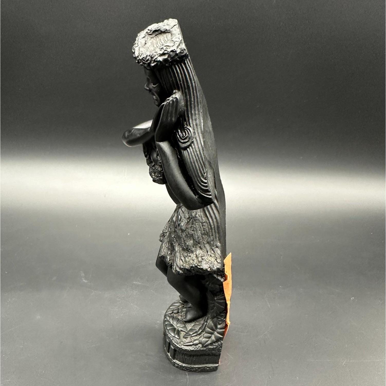 Vintage Hula Girl Figurine Coco Joes Hawaii Dancer Lava