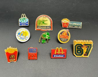 WABC 25,000.00 ボタン マクドナルド 1 1/4 インチ ピンバック