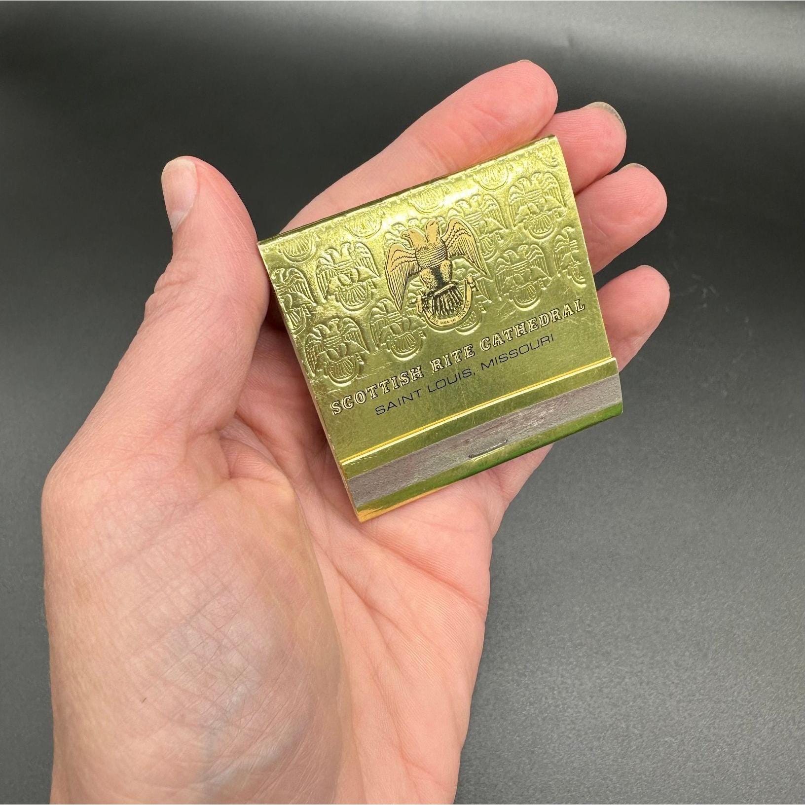 ヴィンテージ マッチブック スコティッシュ ライト大聖堂 セントルイス