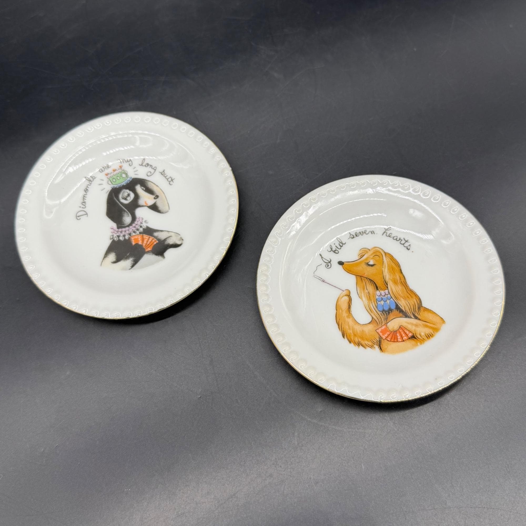 Playing Cards Porcelain Plates - Etsy