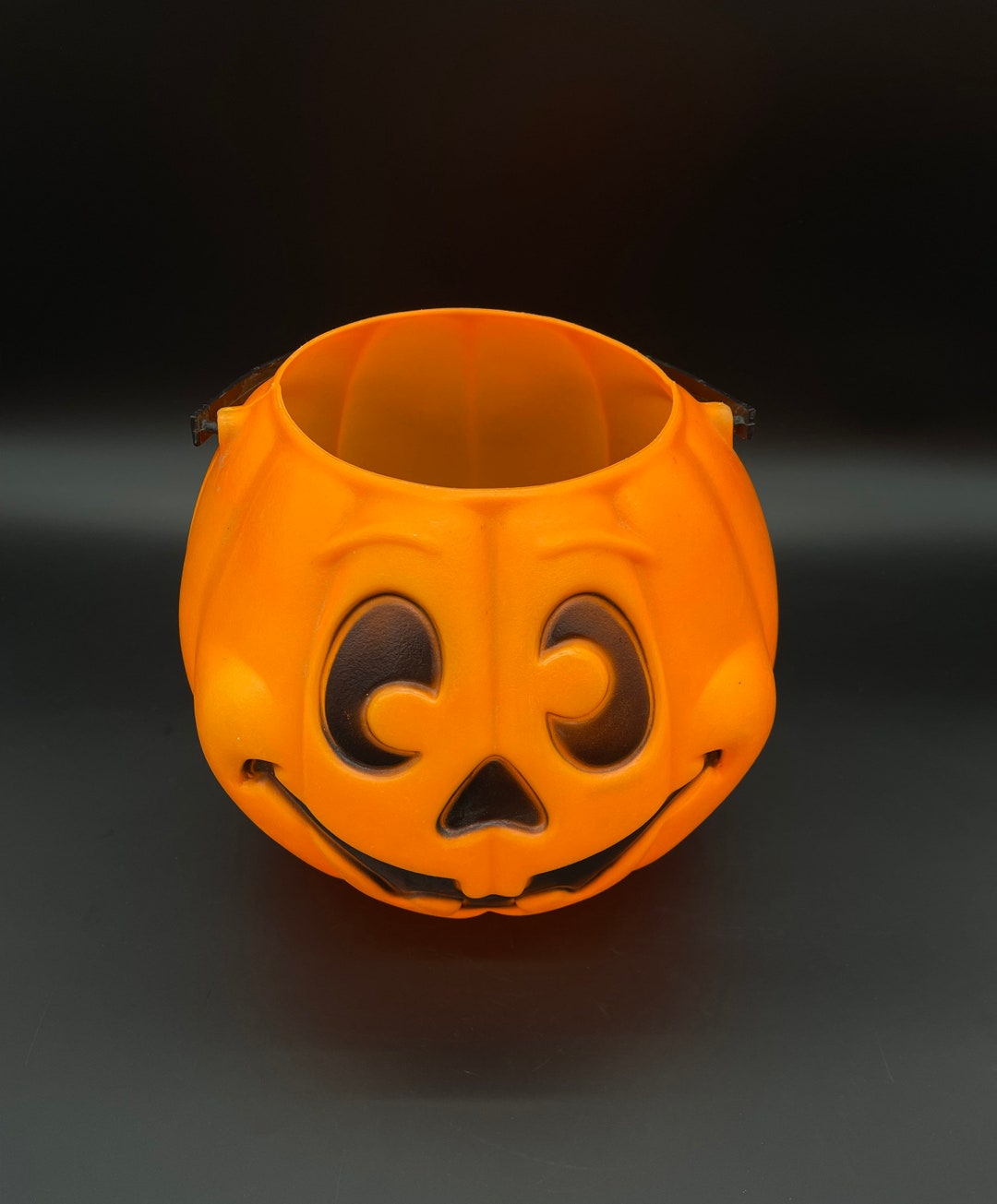 Vintage Halloween Candy Bucket Trick or Treat Pail Blow Mold Etsy