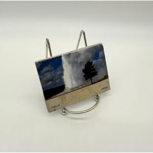Tarjetas de recuerdo con fotografías antiguas del Parque Nacional Yellowstone, 1986, fotografías retro de la naturaleza