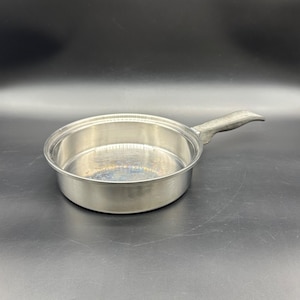Vintage Lustre Craft 3 Ply Stainless Steel Sauce Pan Mid Century Cookware 7 1/4