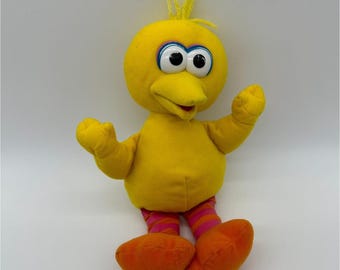 Stary Duży Ptak Pluszowy Zwierzak Fisher Price 2002 Mattel Ulica Sezamkowa Y2K