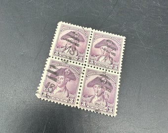 米国アンティーク切手 1861年 使用済 ジョージ・ワシントン 3￠切手