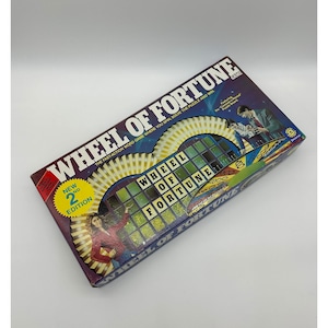 Vintage Wheel Of Fortune Board Game 1985 Pressman 2nd Edition Complete Family Fun Night