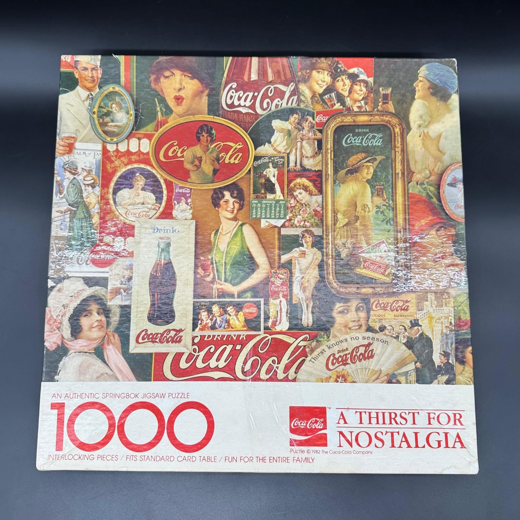 Vintage Coca Cola Nostalgia 1000 Piece Jigsaw Puzzle Springbok