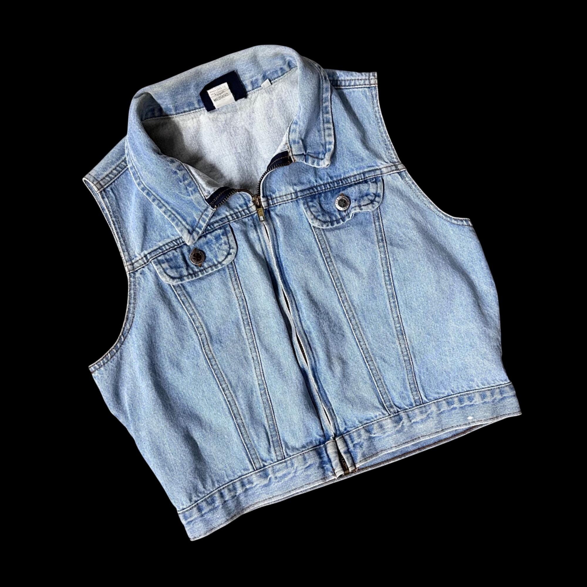 Sexy Denim Vest - Etsy Singapore