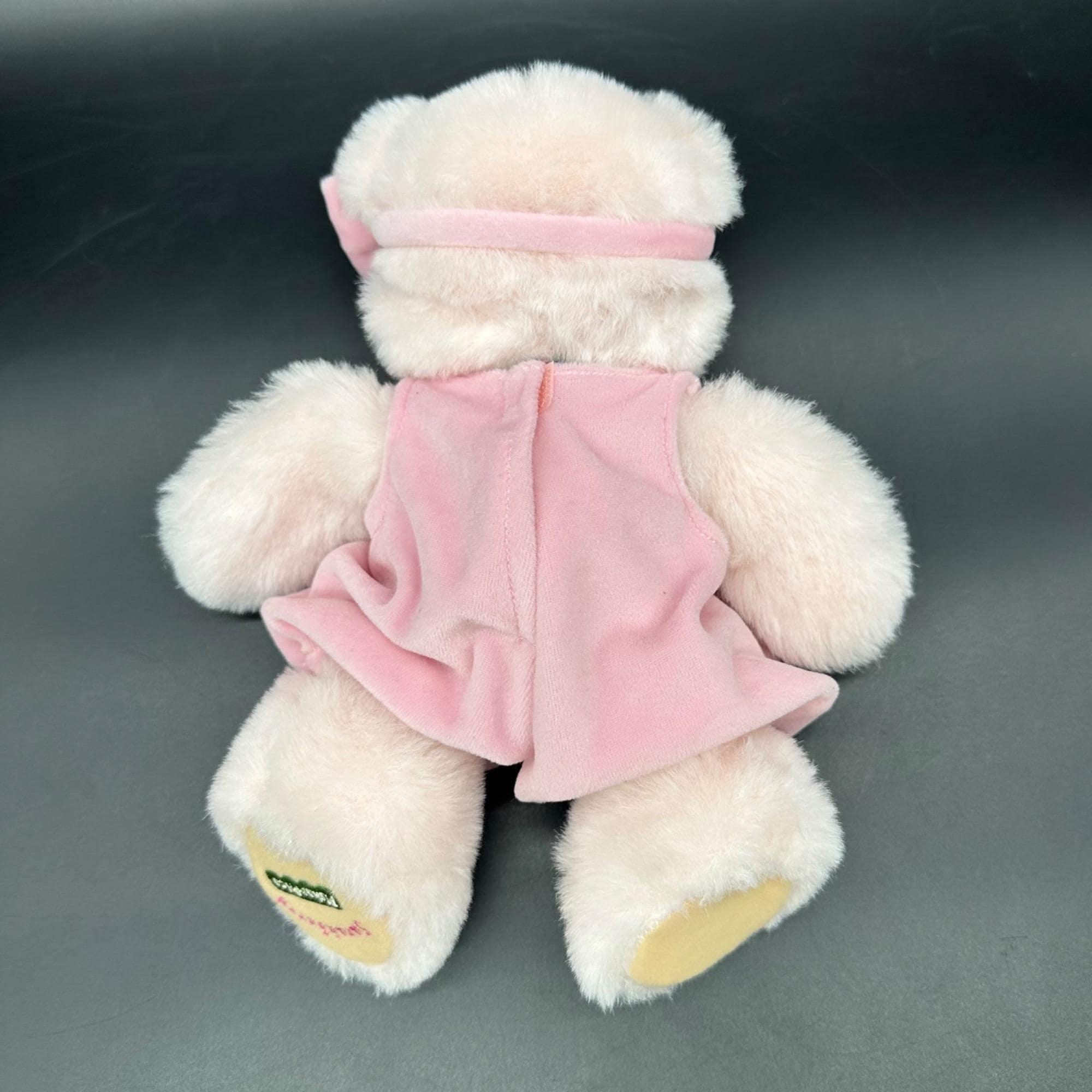 Vintage Pink Bear Stuffed Animal 1998 Fisher Price Briarberry