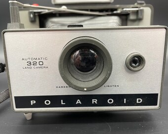 Vintage Polaroid Camera 320 Automatic Instant Film Land