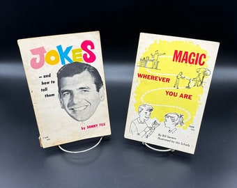 Vintage Childrens Books Kids Paperbacks Young Readers Press Jokes Magic 1960s