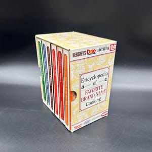 Vintage Cookbook Set 1997 Encyclopedia Of Favorite Brand Name Cooking 6 Volumes