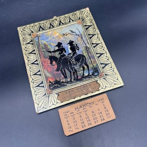 Vintage 1947 calendar - Etsy 日本