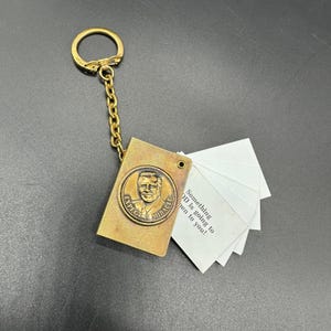 Vintage Keychain Booklet Expect A Miracle Oral Roberts University Prayer Tower