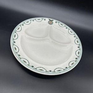 Vintage Famous Bart Restaurant Ware Divided Grill Plate St Louis MO Syracuse READ