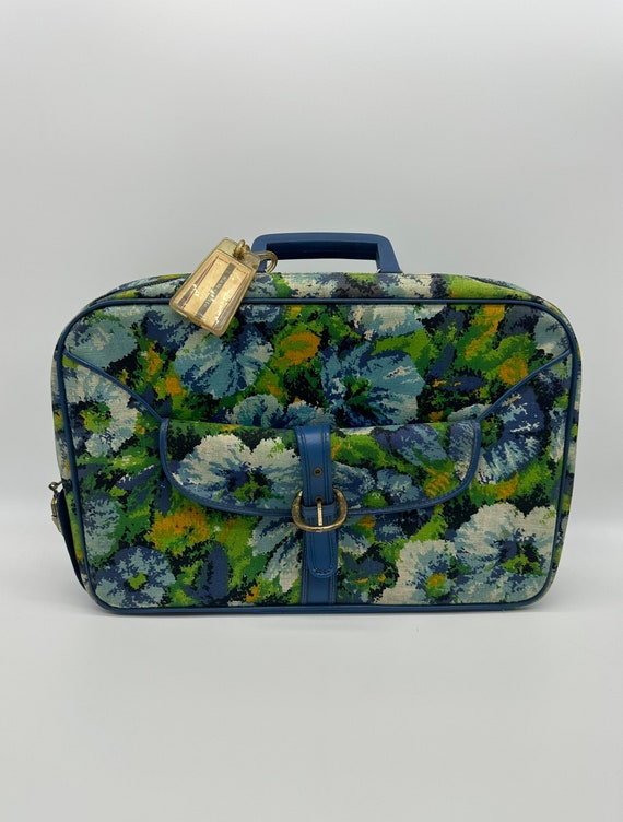 Vintage flower power suitcase - Gem