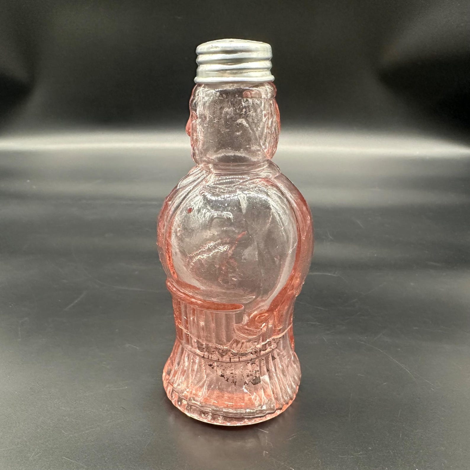 Pink Butler's Vintage Shaker Imperial Glass Pink Butler Depression Retro Damaged READ ...