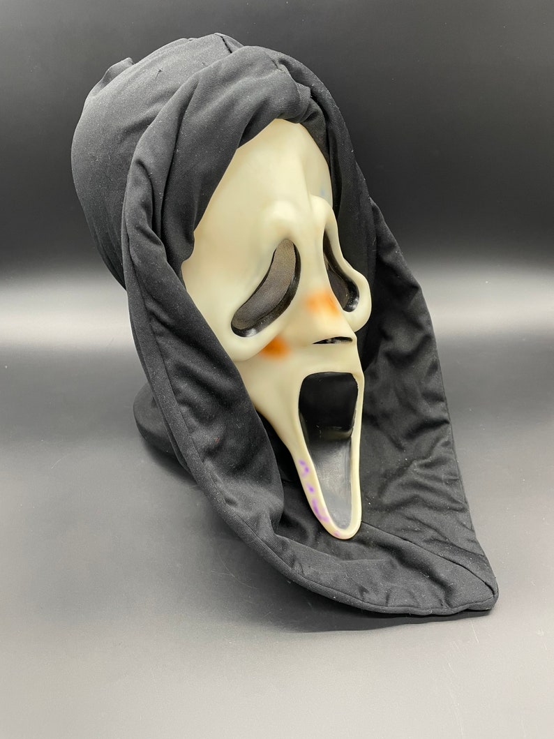 Vintage Scream Mask Drooped Collar Ghostface Easter Unlimited Etsy